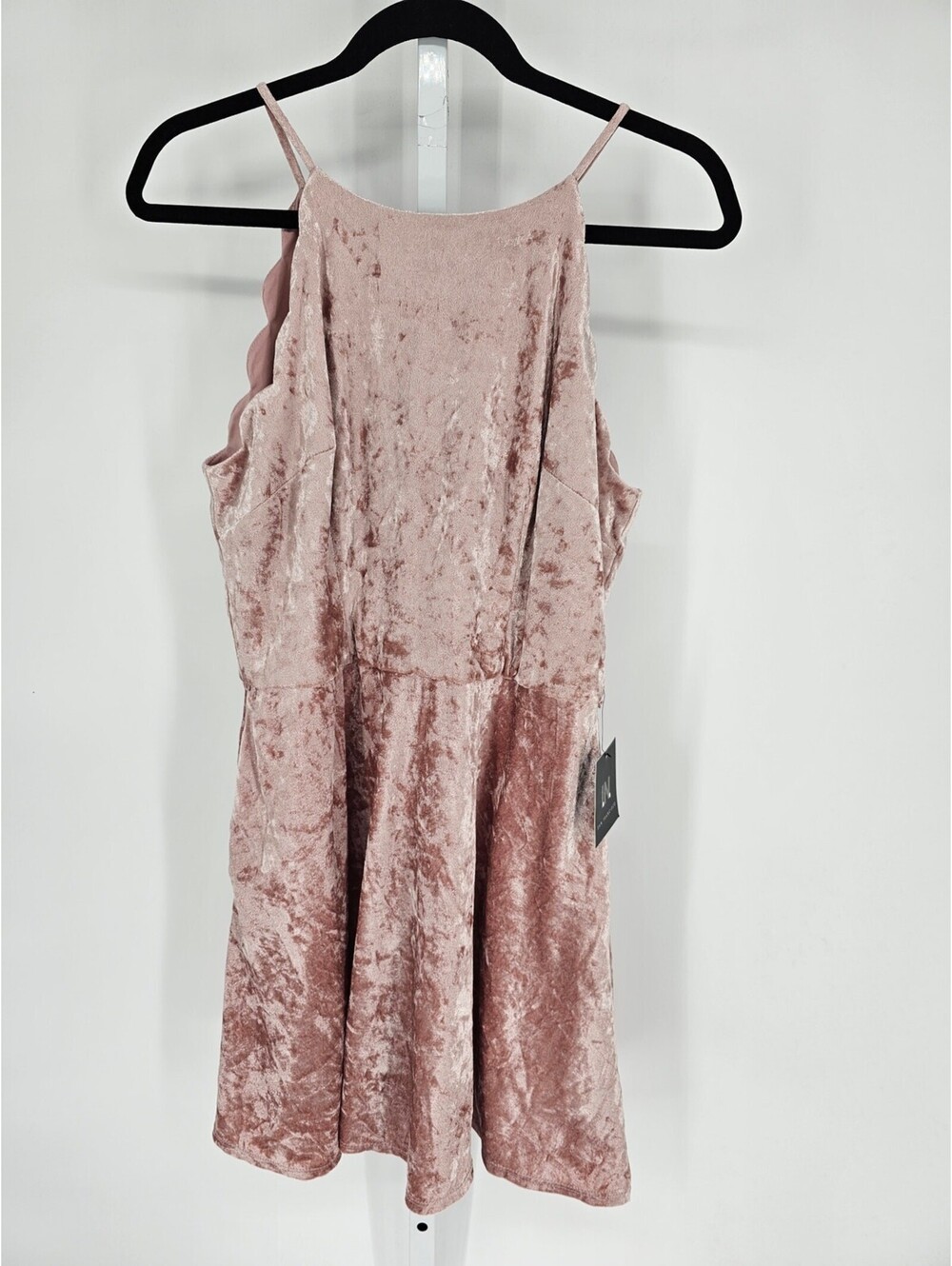 I.N. San Francisco Women's Strapless Sleeveless Velvet Above Knee Dress Size 13